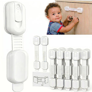 Safe-O-Kid Baby Safety Cabinet Locks 8-Pack - Cabinet Locks