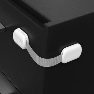 Safe-O-Kid Baby Safety Cabinet Locks 8-Pack - Cabinet Locks