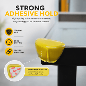 Safe-O-Kid Baby Safety Corner Protectors 8 Pcs - Soft Corner Guard
