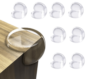 Safe - O - Kid Baby Safety Corner Protectors for Sharp Edges (Pack of 8) - Soft Corner Guard