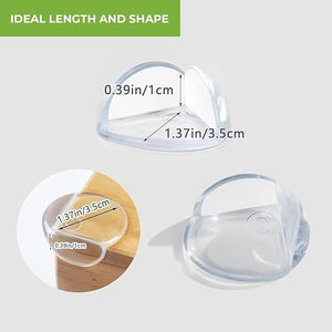 Safe - O - Kid Baby Safety Corner Protectors for Sharp Edges (Pack of 8) - Soft Corner Guard
