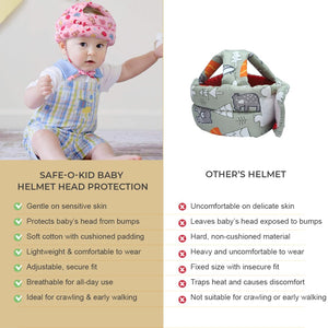 Safe-O-Kid Baby Safety Helmet Blue - Baby & Toddler