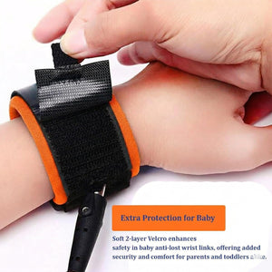 Safe-O-Kid Baby Safety Wrist Link Orange - Baby Safety