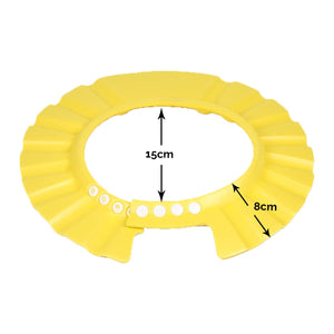 Safe-O-Kid, Baby Shampoo Cap Head Protector-Yellow (Pack of 1) - Bathing Essentials