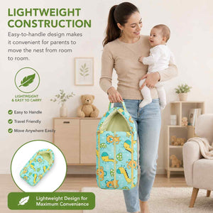 Safe-O-Kid Baby Sleeping & Carry Nest Green - Baby Nests