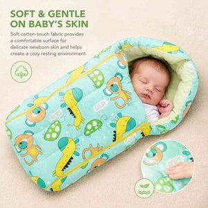 Safe-O-Kid Baby Sleeping & Carry Nest Green - Baby Nests