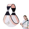 Safe - O - Kid Baby Sling Carrier – Adjustable Soft Cotton Wrap (Pink) - Baby Carriers