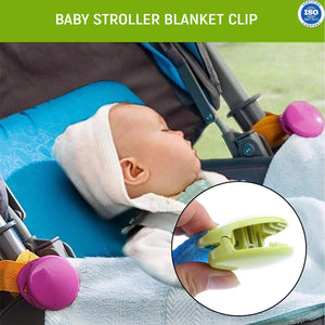Safe-O-Kid Baby Stroller Blanket Clips Pink | The Mom Store - Baby Stroller Accessories