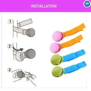 Safe-O-Kid Baby Stroller Blanket Clips Pink | The Mom Store - Baby Stroller Accessories