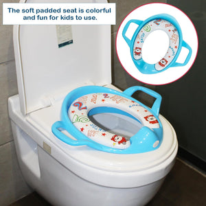 Safe-O-Kid Blue Cushioned Potty Seat - Potty Seat