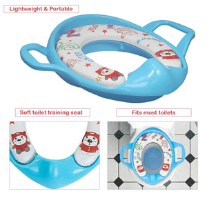Safe-O-Kid Blue Cushioned Potty Seat - Potty Seat
