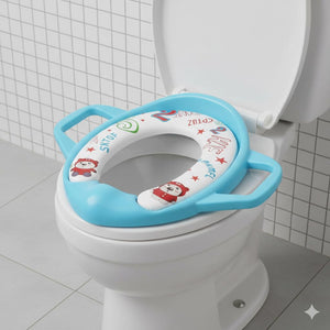 Safe-O-Kid Blue Cushioned Potty Seat - Potty Seat