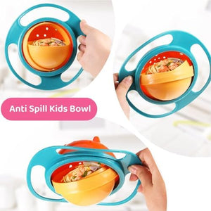 Safe-O-Kid BPA-Free Gyro Bowl Green - Feeding