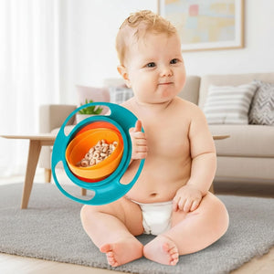Safe-O-Kid BPA-Free Gyro Bowl Green - Feeding