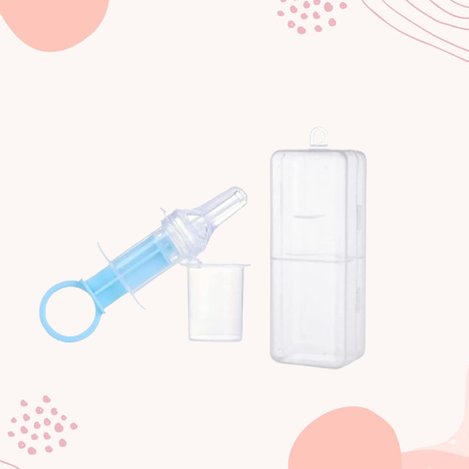 SAFE - O - KID® BPA Free Silicone Liquid Medicine Feeder Dropper with Box for Baby, Blue, Pack of 1 - Medicine Feeder