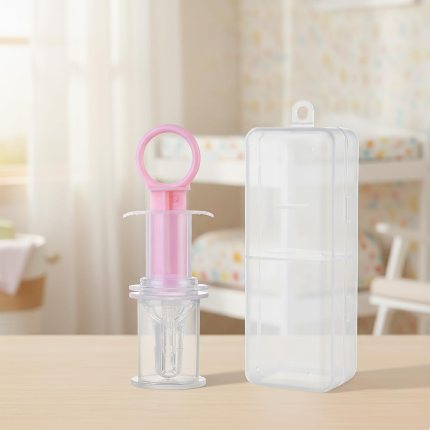 Safe - O - Kid BPA Free Silicone Liquid Medicine Feeder Dropper with Box for Baby, Pink, Pack of 1 - Medicine Feeder