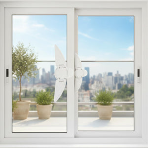 Safe-O-Kid- Butterfly Shaped Sliding Door/Window Lock (Pack of 4) - Baby Safety