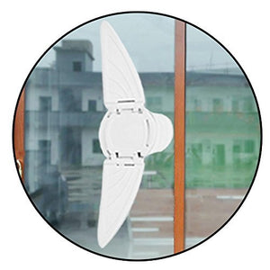 Safe - O - Kid - Butterfly Shaped Sliding Door/Window Lock - White - SOK9LOC34P223