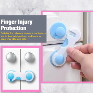 Safe-O-Kid- Cabinet Lock for Child Safety- Blue (Pack of 1) - Cabinet Locks