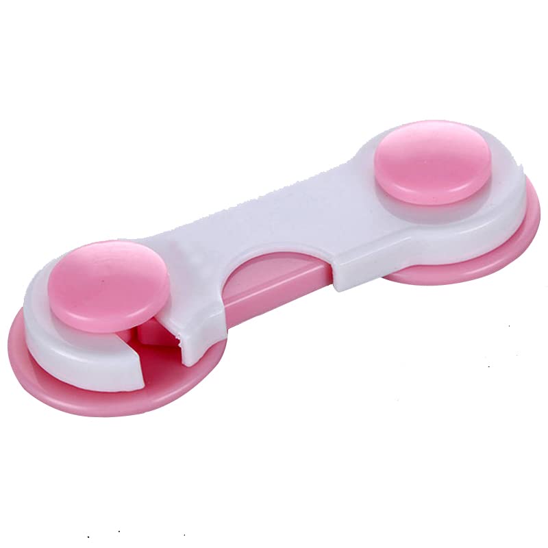 Safe - O - Kid - Cabinet/Cupboard Lock for Child Safety - Pink (Pack of 1) - SOK9LOCPK002