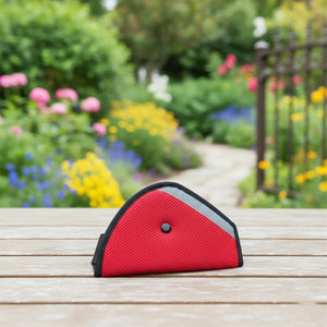 Safe-O-Kid- Car Safety Essential, Seat Belt Holder/Shortener for Toddlers Red. - Baby Car safety seat Accessories