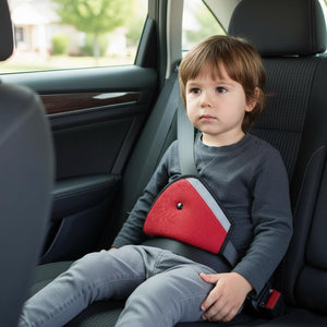 Safe-O-Kid- Car Safety Essential, Seat Belt Holder/Shortener for Toddlers Red. - Baby Car safety seat Accessories