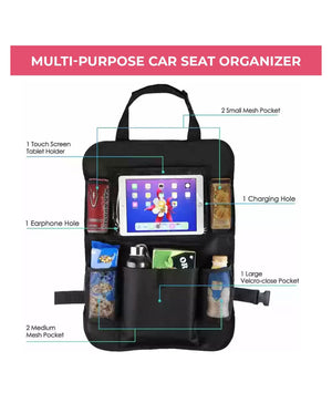 Safe-O-Kid Car Seat Kick Mat Black | The Mom Store - Baby Car safety seat Accessories