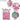 Safe - O - Kid Cartoon Hooded Bath Towel for Babies & Kids (0–6 Years) – Pink - Kids Hooded Towel