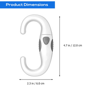 Safe-O-Kid Child Safety Cabinet Locks 2 Pcs - White - Cabinet Locks