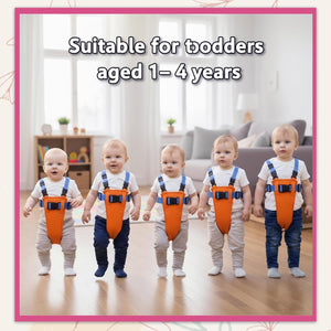 Safe - O - Kid - Child Walking Harness Safety Belt - (Orange & Blue) - Baby Safety