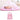 Safe - O - Kid Cotton Baby Mattress Set with Pillow & Mosquito Net – Pink - Baby Mosquito Net Portable Bed