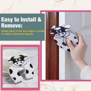 Safe-O-Kid Cow Finger Pinch Guard Pack of 2 - Door Stopper