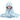 Safe - O - Kid Cute Cartoon Face Hooded Cotton Bath Towel for Kids (0–6 Years) – Blue - Kids Hooded Towel
