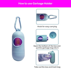 Safe-O-Kid Disposable Diaper Bags Blue - Diaper Bin