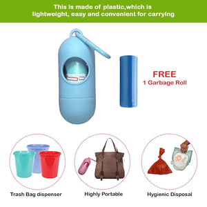 Safe-O-Kid Disposable Diaper Bags Blue - Diaper Bin