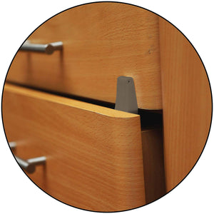 Safe-O-Kid Drawer Door Locks Pack of 4 - Cabinet Locks