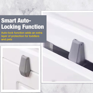 Safe-O-Kid Drawer Door Locks Pack of 4 - Cabinet Locks