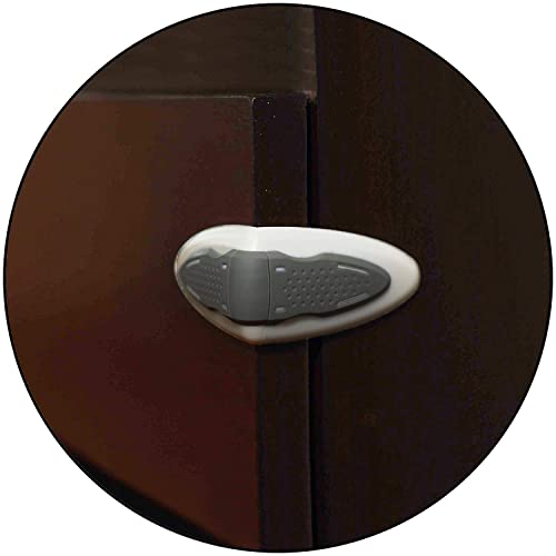 Safe - O - Kid ,Durable, Elegant 100% Kid Safe Drawer Lock for Kids, Grey, Pack of 1 - SOK9LOCDR001