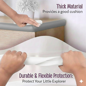 Safe-O-Kid, Edge Guards 5Meter with 3M Adhesive- White (Set of 1) - Soft Corner Guard
