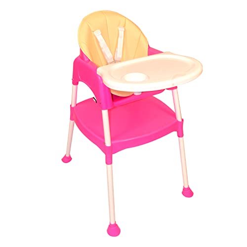 Safe - O - Kid - Feeding High Chair, Weight Up To 15 Kgs - Pink - SOK9HIGHBL008