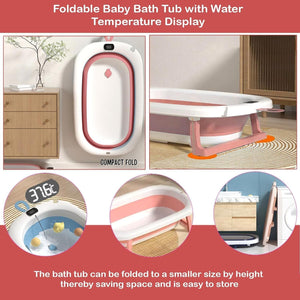 Safe-O-Kid Foldable Baby Bath Tub Blue - Baby Bathing