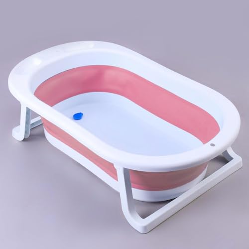 Safe - O - Kid - Foldable Baby Bath Tub - Pink - SOK9BPRR22P003