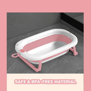 Safe-O-Kid Foldable Baby Bath Tub Pink | The Mom Store - Baby Bath Tub