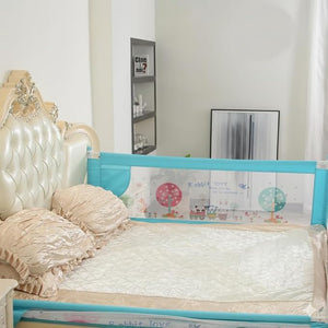 Safe-O-Kid Foldable Bed Rail Guard Blue 5FT | The Mom Store - Bed Rails