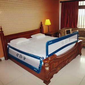 SAFE - O - KID® Fully Foldable Bed Rail Guard - Blue (5FT/152CM), Pack of 3 - S0K9BDR4FT017