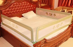 SAFE - O - KID® Fully Foldable Bed Rail Guard - Green (5FT/152CM), Pack of 3 - S0K9BDR5FTFDBL104