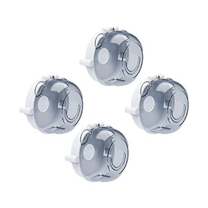 Safe - O - Kid, Gas Stove Knob Covers/Guards - Transparent (Pack of 4) - SOK9BPR2P109