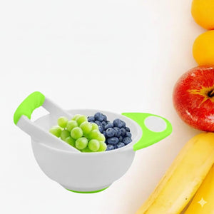 Safe-O-Kid Grinding Feeding Bowl Green | The Mom Store - Feeding Bowl