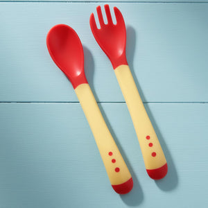 Safe-O-Kid Heat Sensitive Feeding Spoon Set - Baby Feeding Gear