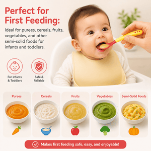 Safe-O-Kid Heat Sensitive Feeding Spoon Set - Baby Feeding Gear